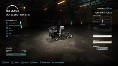 MAN TGX Forst Semi v1.0.1.0