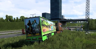 Minecraft Scania S & Trailer Skin 1.43