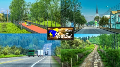 New Mapa NorteSul - ETS2 1.43