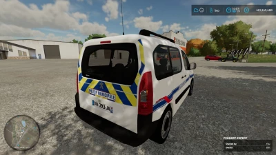PEUGEOT PARTNER POLICE MUNICIPALE v1.0.0.0