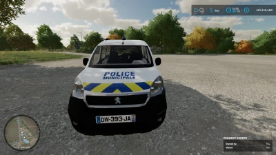 PEUGEOT PARTNER POLICE MUNICIPALE v1.0.0.0