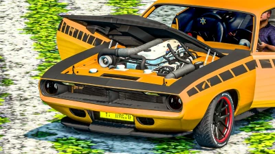 Plymouth Barracuda 2016 / 1968 Car Mod For ETS2 and ATS 1.43