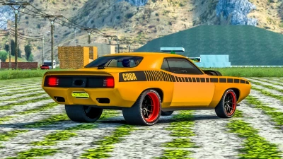 Plymouth Barracuda 2016 / 1968 Car Mod For ETS2 and ATS 1.43