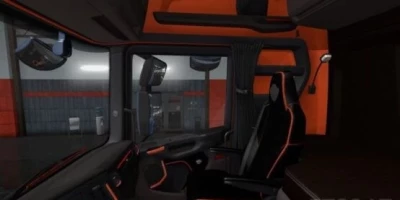 Scania S & R Black - Orange Interior 1.43