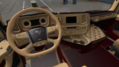 Scania S & R Red - Beige LUX Interior 1.43