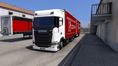 Tandem Krone addon for Scania P G R S 1.43