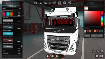 Volvo FH5 Red Danish Plush Interior (NEW LINK) v2.0