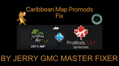 Caribbean Map - Promods Fix v1.45-2.0