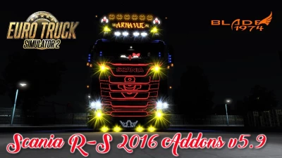 Ets2 Scania R-S 2016 Addons v5.9 [1.45]