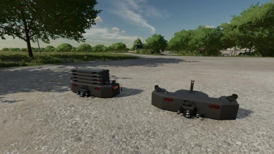 Hi-Vis LED-Lights Tractor Front Weight v1.0.0.0