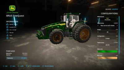 John Deere 8R SideQuest v1.0.0.0