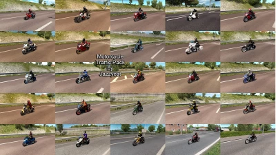 Motorcycle Traffic Pack by Jazzycat v4.9