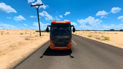 Scania Touring Bus + Interior v2.0 for ETS2 1.42.x