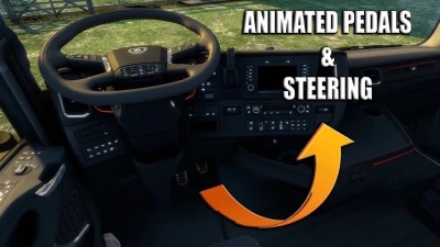 Animated Steering, Pedals & Custom Dashboard v1.2 1.46