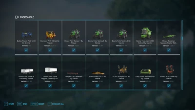 FS22 Full Mod List Pack 18/11/2022 By Stevie