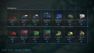 FS22 Full Mod List Pack 18/11/2022 By Stevie