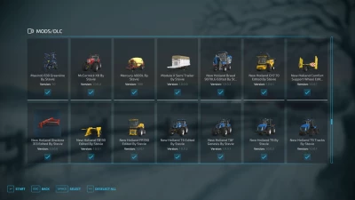FS22 Full Mod List Pack 18/11/2022 By Stevie