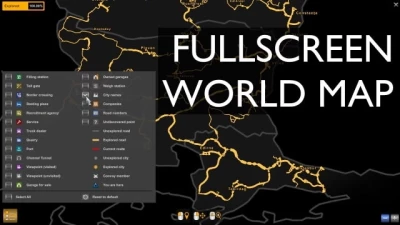 Fullscreen World Map v1.46