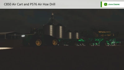 John Deere C850 Air Cart And P576 Air Hoe Drill v1.0.0.1