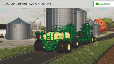 John Deere C850 Air Cart And P576 Air Hoe Drill v1.0.0.1
