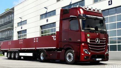 Mercedes Benz New Actros 2019 v1.9 Fix 1.46