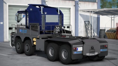 Nicolas Tractomas TR8X8 + Multi-axle Line Large Load Trailer 1.46