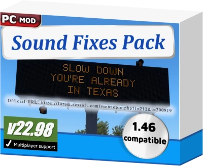 ATS Sound Fixes Pack v22.98