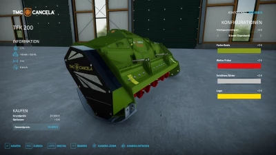 TMC Cancela TFK200 Baumfraese v1.0.0.0