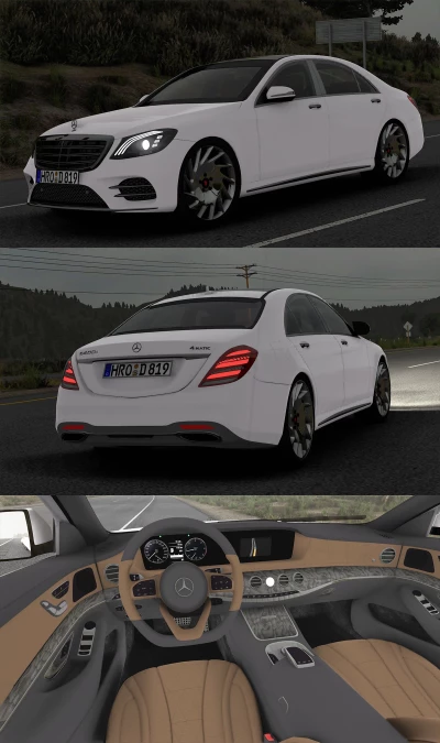 [ATS] Mercedes-Benz W222 S-Class S-400d v4.3 - 1.46