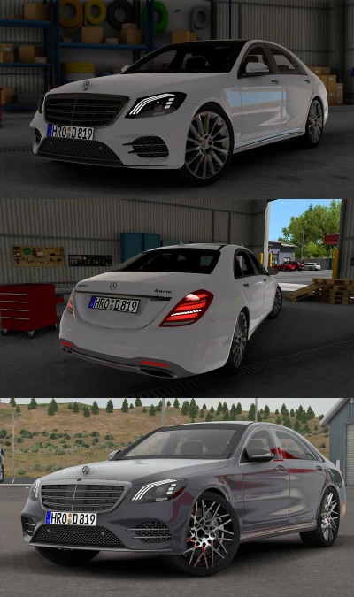 [ATS] Mercedes-Benz W222 S-Class S-400d v4.3 - 1.46
