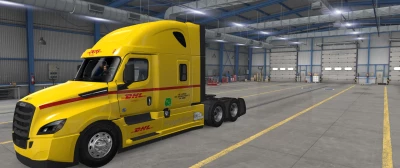 freightliner Cascadia DHL Skin Cabin A 72-inch sleeper RR 1.46