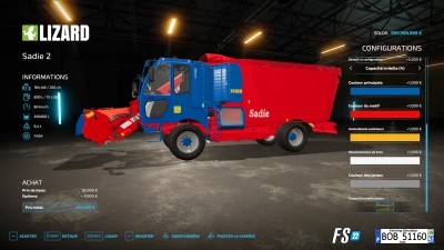 FS22 Lizard Sadie 2 By BOB51160 v1.0.0.0