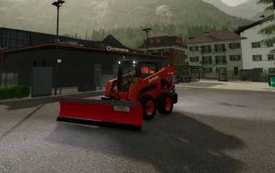 FS22 Western Skid Loader Plow CHS v1.0.0.0