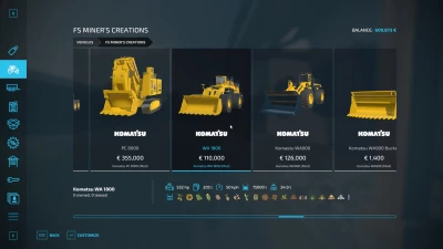 Komatsu WA-1800 v1.0.0.0