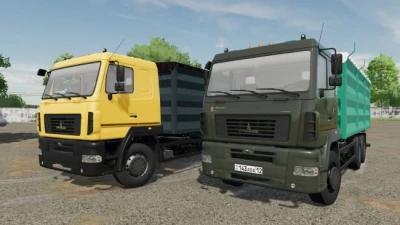 MAZ 6501A8 truck and a MAZ 856103 trailer v1.0.0.0