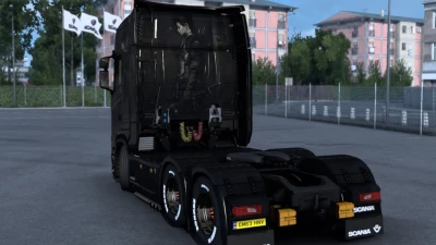 Scania warrior girl skin 1.46