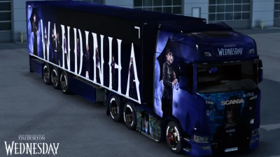 Wednesday ( Netflix Tv Series ) Scania Skin 1.46