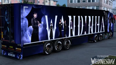 Wednesday ( Netflix Tv Series ) Scania Skin 1.46