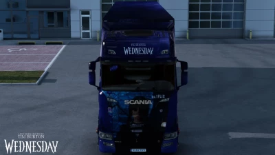 Wednesday ( Netflix Tv Series ) Scania Skin 1.46