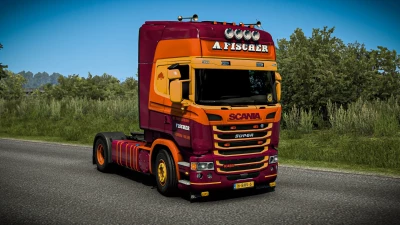 A. Fischer Scania RJL Skin v1.0