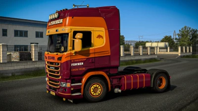 A. Fischer Scania RJL Skin v1.0