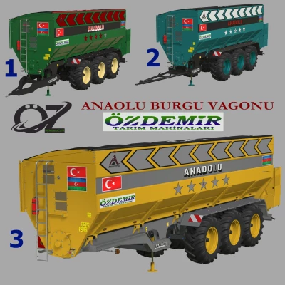 ÖZDEMİR Anadolu Burgu Vagonu v1.0.0.0