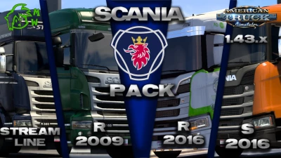 Scania Pack Mod ATS Act y Edt by Joster91 1.43