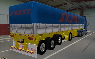 SKIN REBOQUE GUERRA GRANELEIRO WPNEVES TRANSPORTADORA JOLIVAN 30 ANOS 1.43