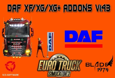 DAF XF/XG/XG+ Addons v3 1.43