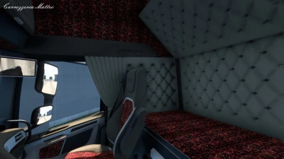 DAF XG+ Danish Red Pluche Interior by Carrozzeria Matteo 1.43