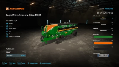 FS22 Amazone Citan 15001 Seeder v1.0.0.0