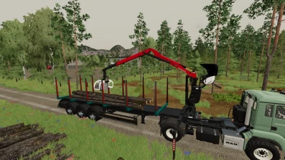 FS22 Fliegl Timber-Runner Z-Crane Pack v1.0.0.0