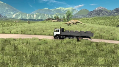 Jurassic Roads Map Save Game Profile ETS2 1.43