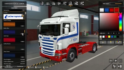 Le Chat Logistics skin for Scania RJL v1.0